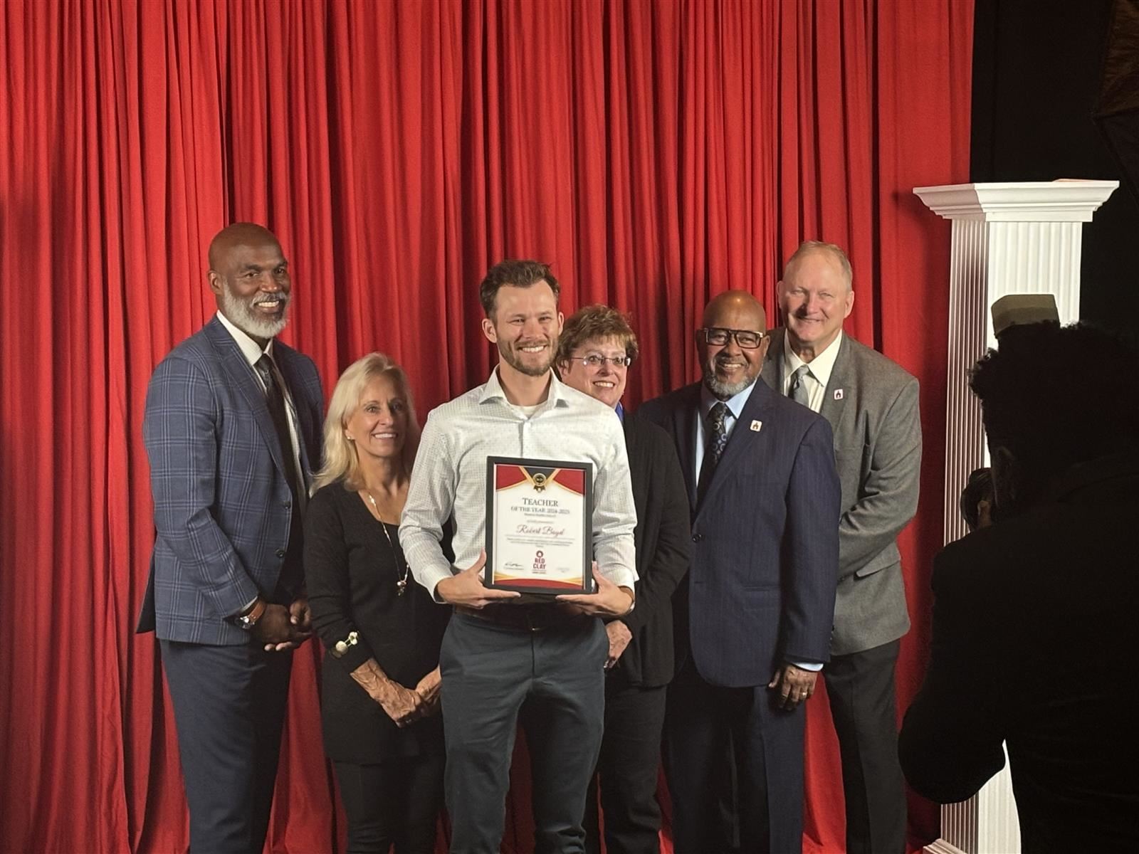  Mr. Boyd Receiving His Award